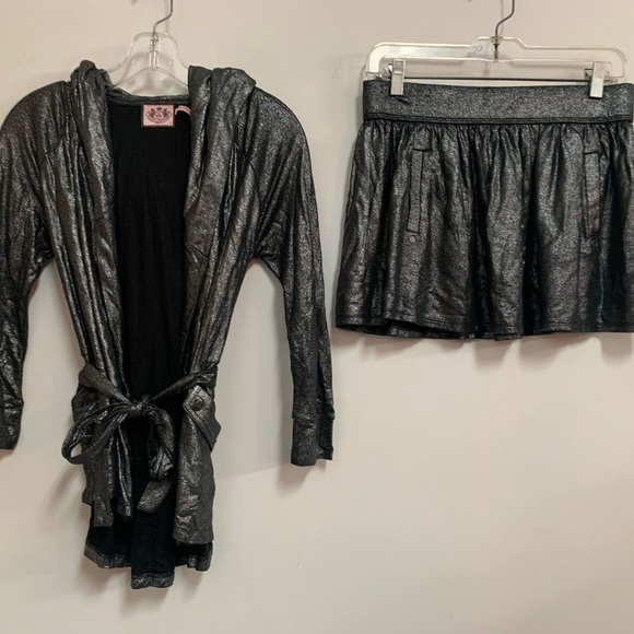 Juicy Couture Eco Friendly Shimmer Skirt Set - Picture 4 of 10